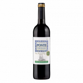 Wino Ponte Portugal Tejo 13% czerwone półwytrawne 750 ml