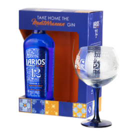 Gin Larios 12 40% 700 ml + kieliszek