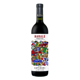 Wino Harale Saperavi 2021 12% czerwone wytrawne 750 ml