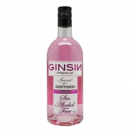 Gin Ginsin Strawberry 0% 700 ml
