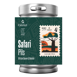 Piwo Gryfus Pils Safari x Recraft 4,6% 30 L Keg
