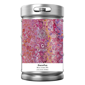 Piwo Gryfus West Coast IPA Sarafus 6,4% 30 L Keg