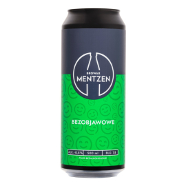 Piwo Browar Mentzen Bezobjawowe 0% 500 ml puszka