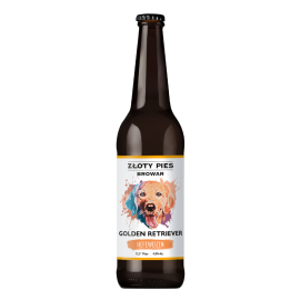 Piwo Złoty Pies Golden Retriever - Pszeniczne 4,5% 500 ml