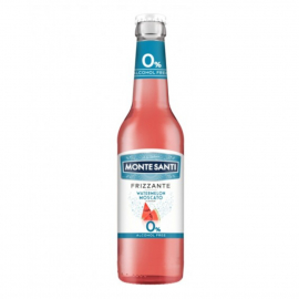 Wino Monte Santi Frizzante Watermelon Moscato 0% różowe półsłodkie 330 ml