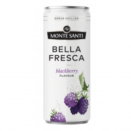 Wino Monte Santi Bella Fresca Blackberry 10% różowe słodkie 330 ml Puszka