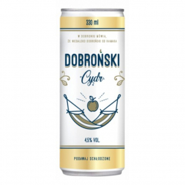 Cydr Dobroński 4,5% 330 ml Puszka