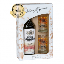 Pastis Henri Bardouin 45% 700 ml kartonik i dwa kieliszki