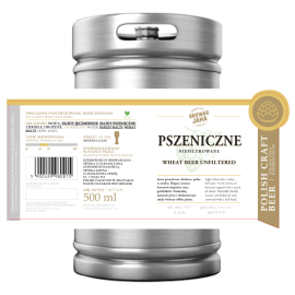 Piwo Browar Jana Pszeniczne Niefiltrowane 5,6% 30 L Keg