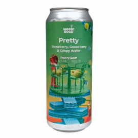 Piwo Pretty Strawberry, Gooseberry & Crispy Wafer 5,3% 500 ml