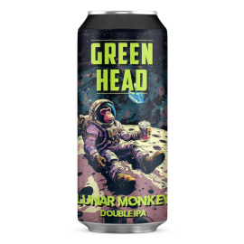 Piwo Green Head LUNAR MONKEY - Double IPA 7,5% 500 ml