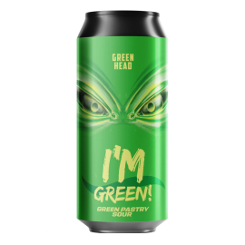 Piwo Green Head I'M GREEN! - Green Pastry Sour 6% 500 ml