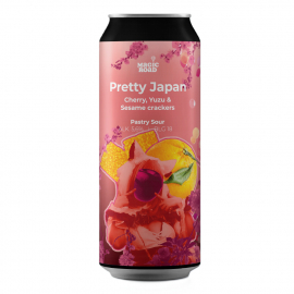 Piwo Pretty Japan Cherry, Yuzu & Sesame Crackers 5,6% 500 ml