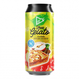 Piwo Funky Fluid Free Gelato: Szarlotka 0% 500 ml puszka