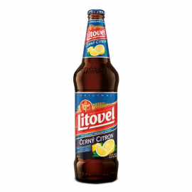Piwo Litovel Cerny Citron Non-Alco 0% 500 ml