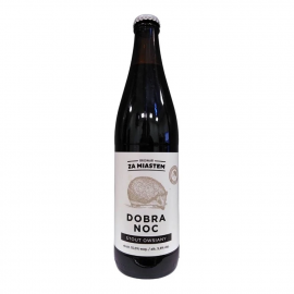 Piwo Za Miastem Dobra Noc Oatmeal Stout 5,8% 500 ml