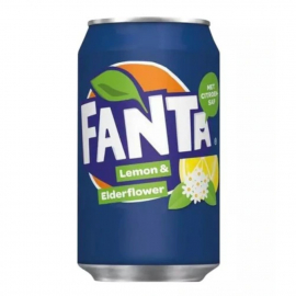 Napój Fanta Elderflower Czarny Bez Lemon 330 ml puszka