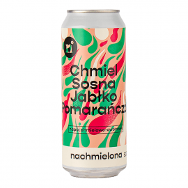 Piwo Nepo Nachmielona Chmiel+Sosna+Jabłko+Pomarańcza 0% 500 ml puszka