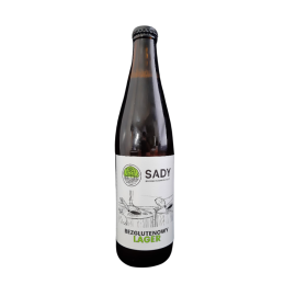 Piwo Sady Bezglutenowy Lager 4,4% 500 ml