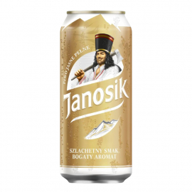 Piwo Janosik Jasny 5% 500 ml puszka