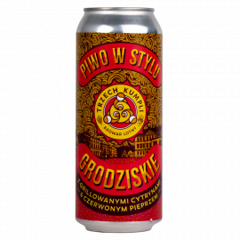 Piwo Trzech Kumpli w stylu Grodziskie z Grilowanymi Cytrynami 2,9% 500 ml puszka