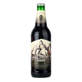 Piwo Grybów Pilsvar Ciemne 5,2% 500 ml