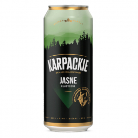 Piwo Karpackie Jasne 6% 500 ml 4-pak Puszka