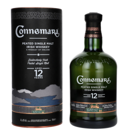 Whisky Connemara 12 YO Peated 40% 700 ml Tuba