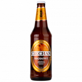 Piwo Ciechan Miodowe 4,7% 500 ml
