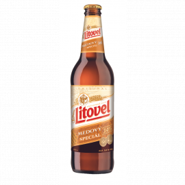 Piwo Litovel Miodowy 5% 500 ml