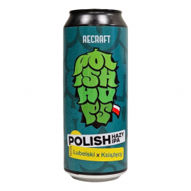Piwo Recraft Polish Hazy Ipa Lubelski & Książęcy 5,4% 500 ml Puszka
