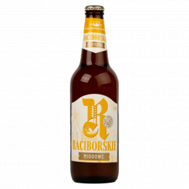 Piwo Raciborskie Miodowe 4,5% 500 ml