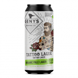 Piwo Genys Organic Tattoo Lager 4% 440 ml puszka