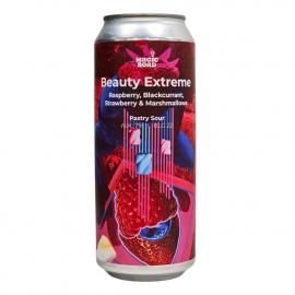 Piwo Magic Road Beauty EXTREME Raspberry, Strawberry & Marschmallows 6,8% 500 ml