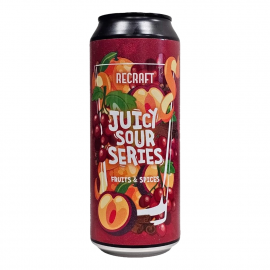 Piwo Recraft Juicy Sour Series – Winogrono x Płatki Róż x Mandarynki 4,2% 500 ml puszka