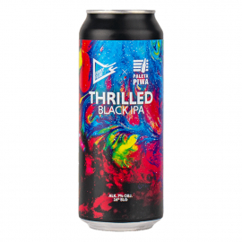 Piwo Funky Fluid Thrilled Black IPA 7% 500 ml Puszka