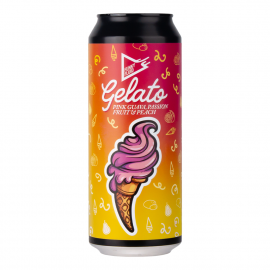 Piwo Funky Fluid Gelato: Pink Guava Passionfruit Peach 5,5% 500 ml puszka