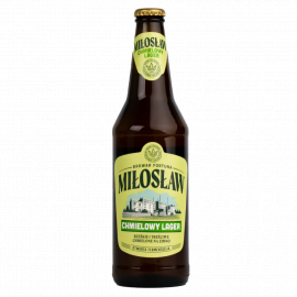 Piwo Miłosław Chmielowy Lager 4,5% 500 ml