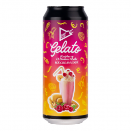 Piwo Funky Fluid Gelato: Raspberry & Banana Shake 5,5% 500 ml puszka