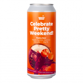 Piwo Magic Road Celebrate Pretty Weekend! Peach, Apricot & Coconut 4,9% 500 ml puszka
