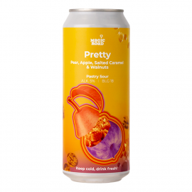 Piwo Magic Road Pretty Pear, Apple, Salted Caramel & Walnuts 5% 500 ml puszka