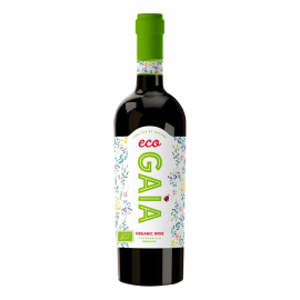 Wino Eco Gaia Organic12,5% czerwone półwytrawne 180 ml