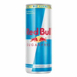 Energetyk Red Bull Bez cukru 250 ml puszka