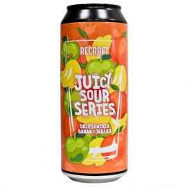 Piwo Recraft Juicy Sour Series – Brzoskwinia x Banan x Jabłko 4,1% 500 ml Puszka