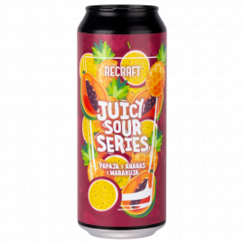 Piwo Recraft Juicy Sour Series – Papaja x Ananas x Marakuja 3,9% 500 ml Puszka