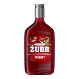 Żubr Wiśniowy 25% 350 ml