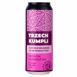 Piwo Trzech Kumpli Session Midwest IPA 4,4% 500 ml Puszka