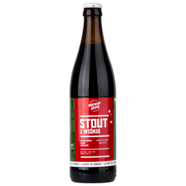 Piwo Browar Jana Stout z Wiśnią 4,2% 500 ml