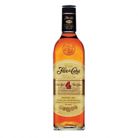 Rum Flor De Cana 4 YO Anejo Oro 40% 700 ml + szklanka