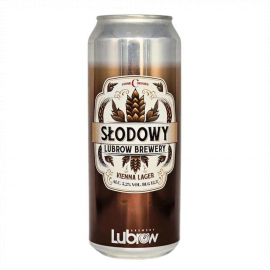 Piwo Lubrow Słodowy 5,2% 500 ml Puszka
